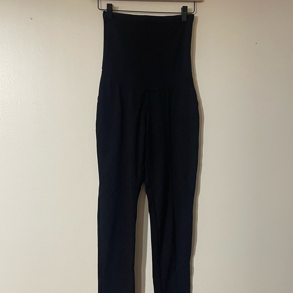 Motherhood Black Straight Leg Pants with Pockets, Tailored Fit, Size XSmall - Picture 5 of 11
